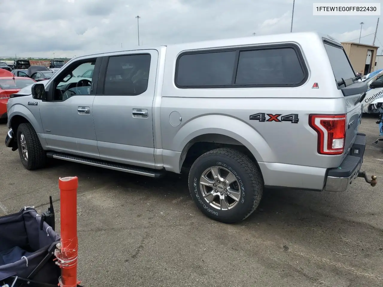 2015 Ford F150 Supercrew VIN: 1FTEW1EG0FFB22430 Lot: 56981945