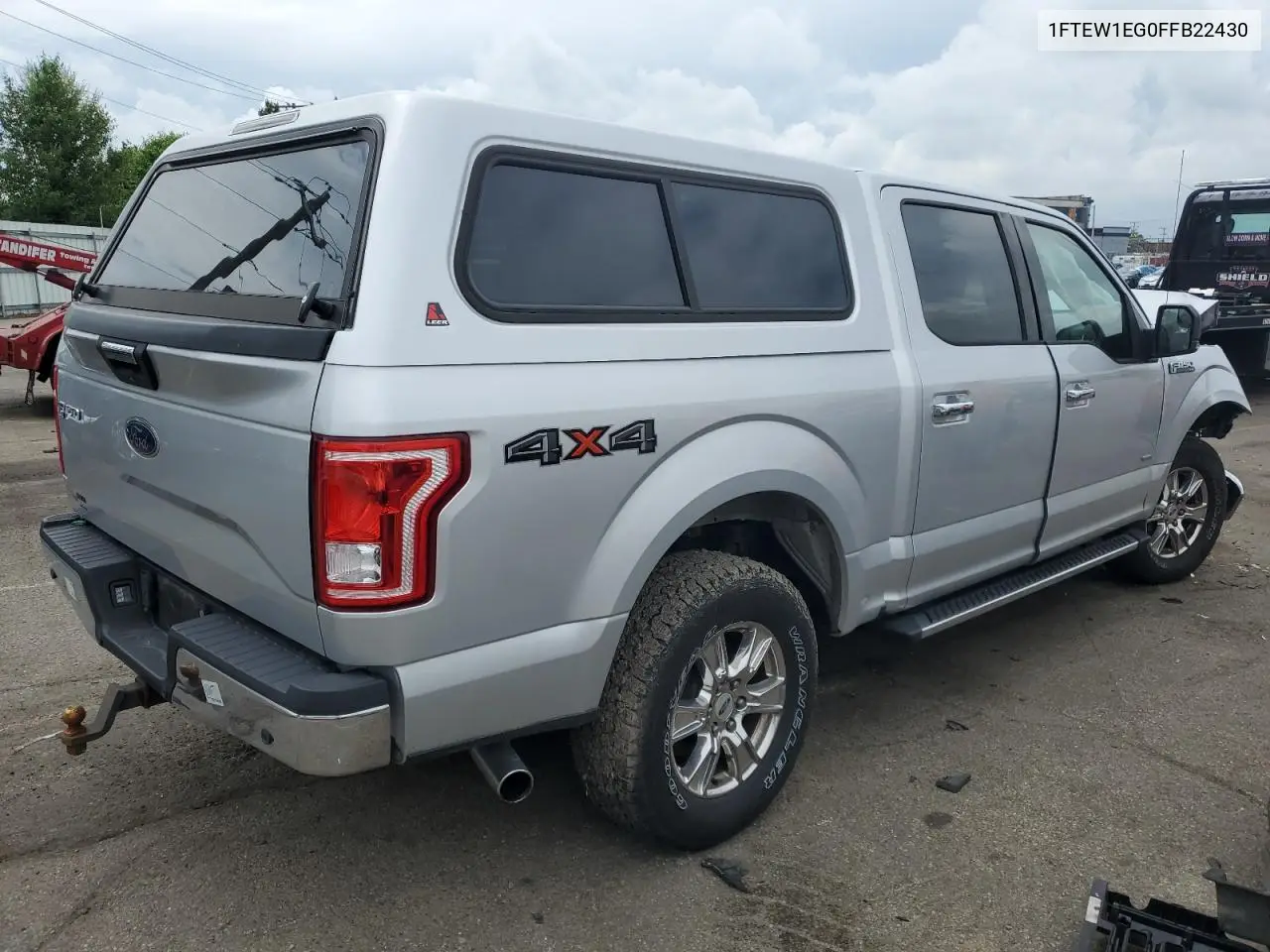 2015 Ford F150 Supercrew VIN: 1FTEW1EG0FFB22430 Lot: 56981945