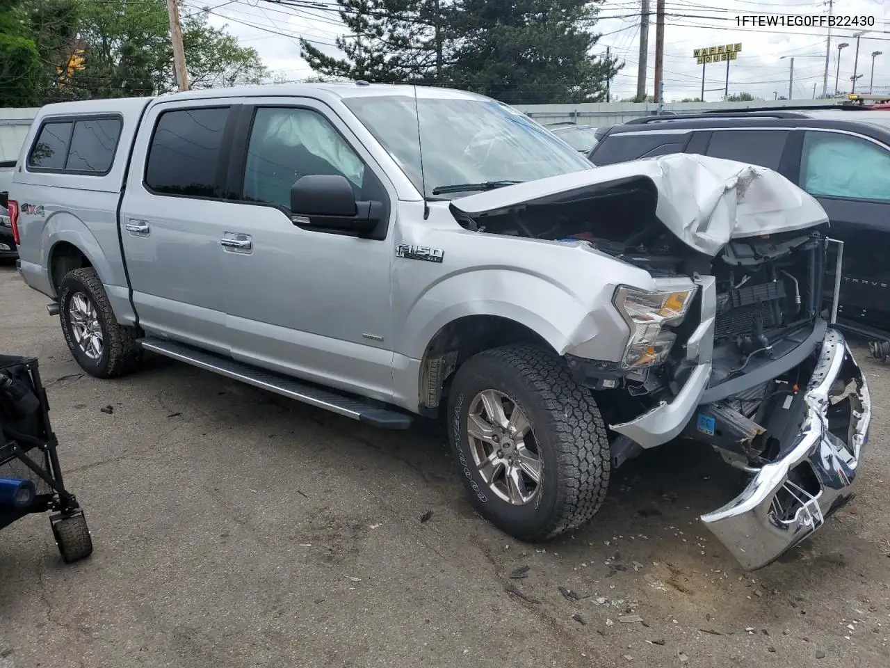 2015 Ford F150 Supercrew VIN: 1FTEW1EG0FFB22430 Lot: 56981945