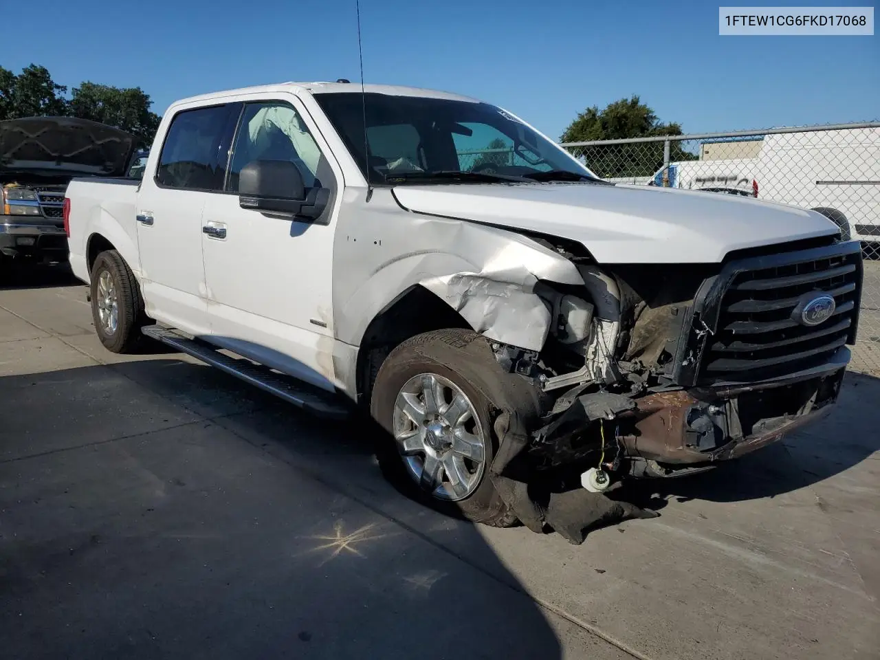2015 Ford F150 Supercrew VIN: 1FTEW1CG6FKD17068 Lot: 56989975