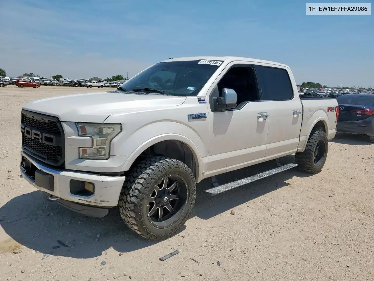 2015 Ford F150 Supercrew VIN: 1FTEW1EF7FFA29086 Lot: 56995355
