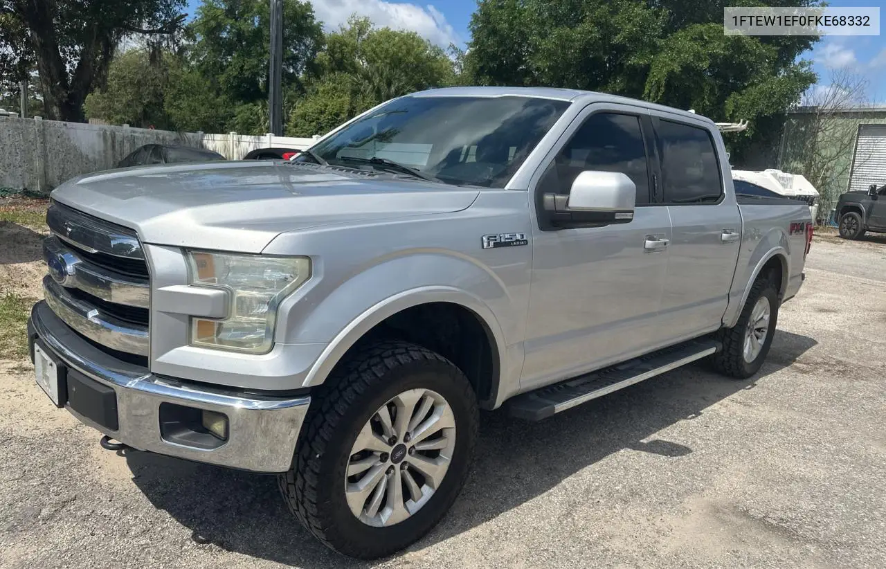 2015 Ford F150 Supercrew VIN: 1FTEW1EF0FKE68332 Lot: 57244135