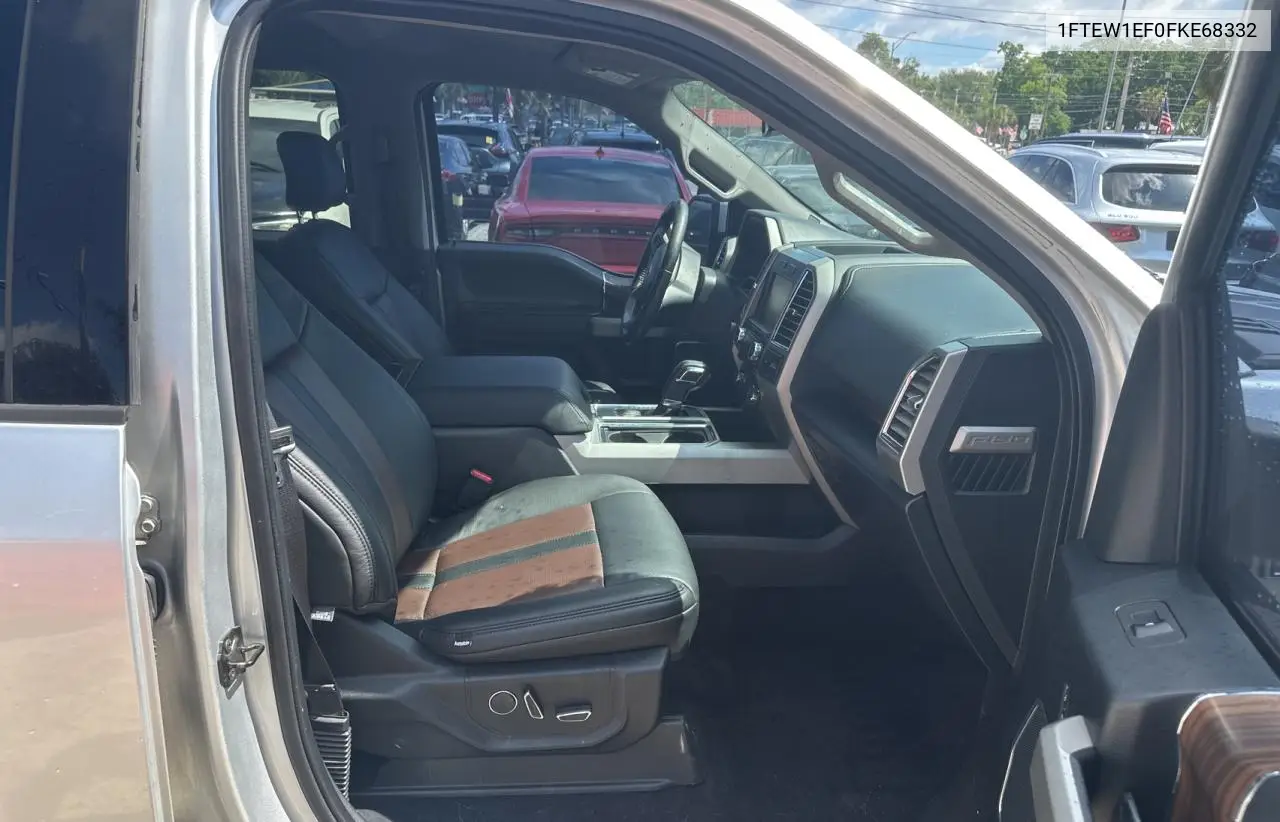 2015 Ford F150 Supercrew VIN: 1FTEW1EF0FKE68332 Lot: 57244135