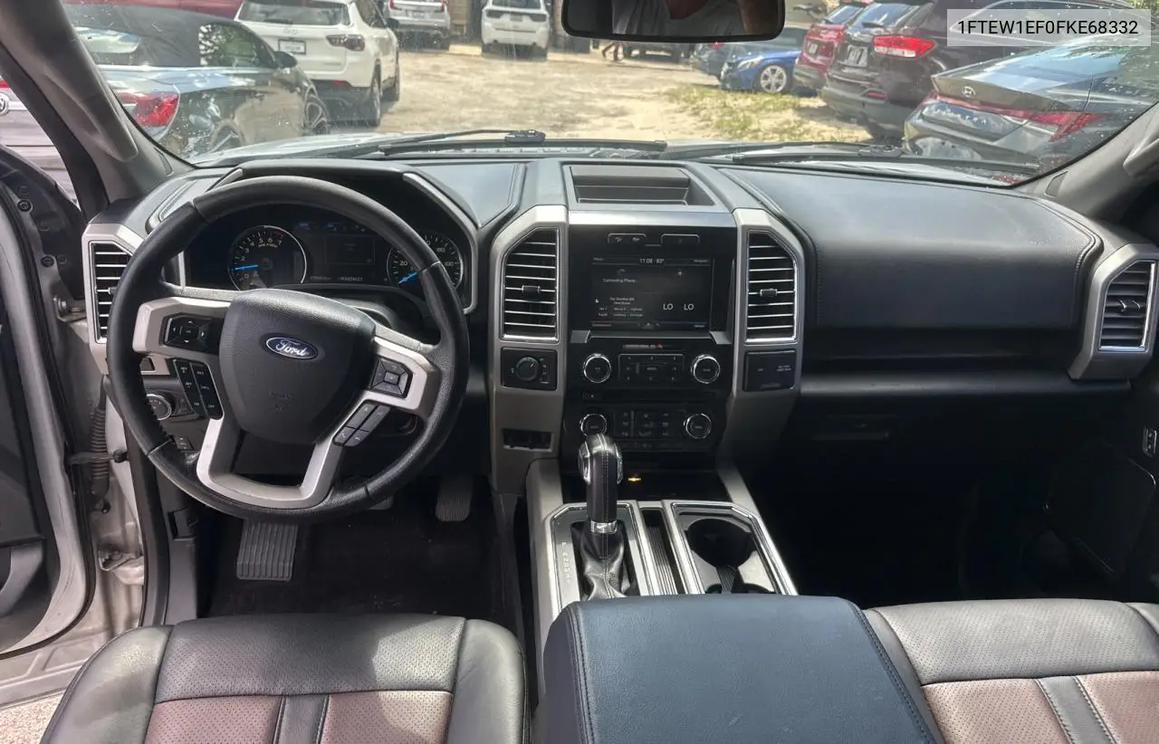 2015 Ford F150 Supercrew VIN: 1FTEW1EF0FKE68332 Lot: 57244135