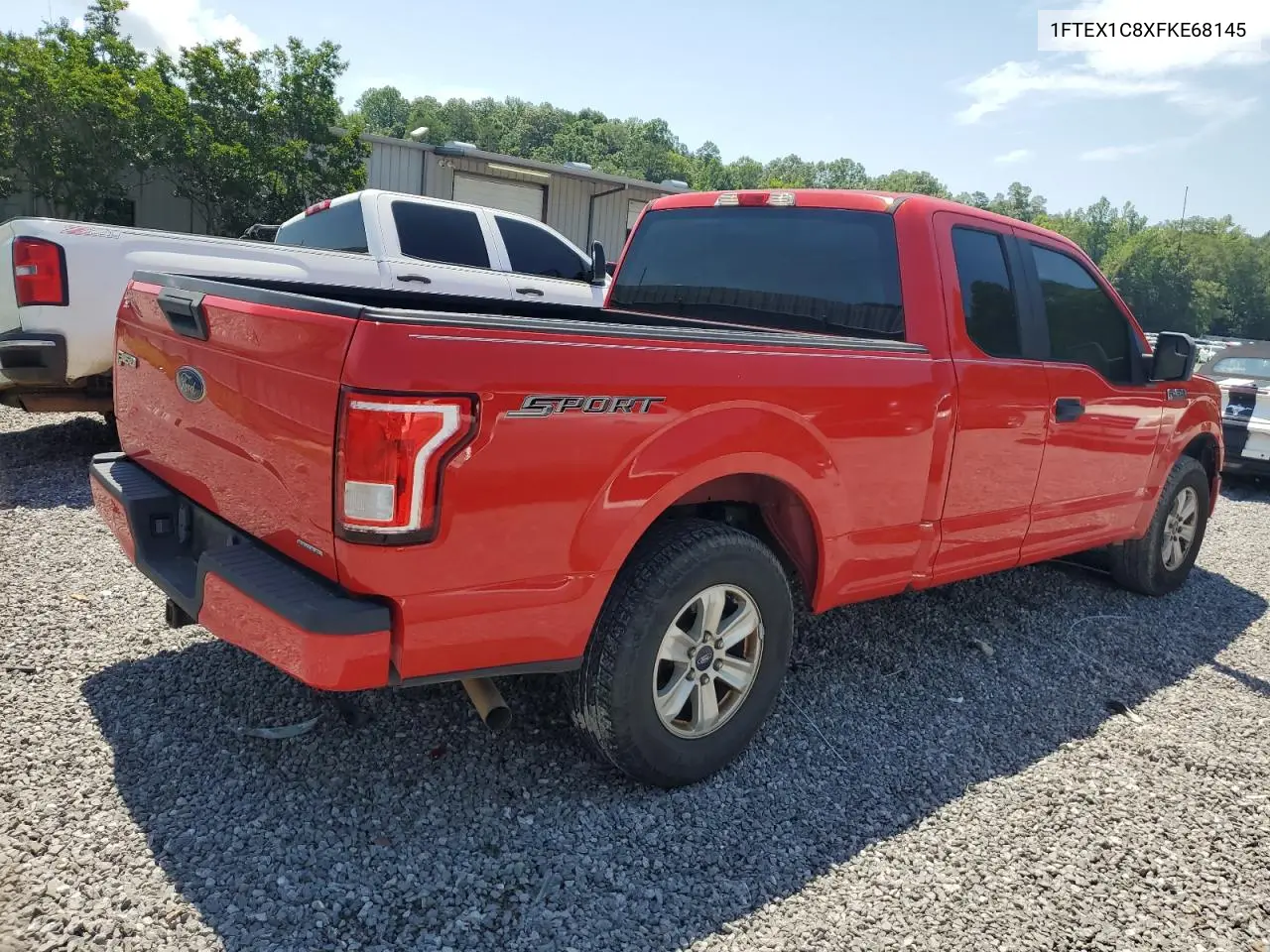 2015 Ford F150 Super Cab VIN: 1FTEX1C8XFKE68145 Lot: 61923635