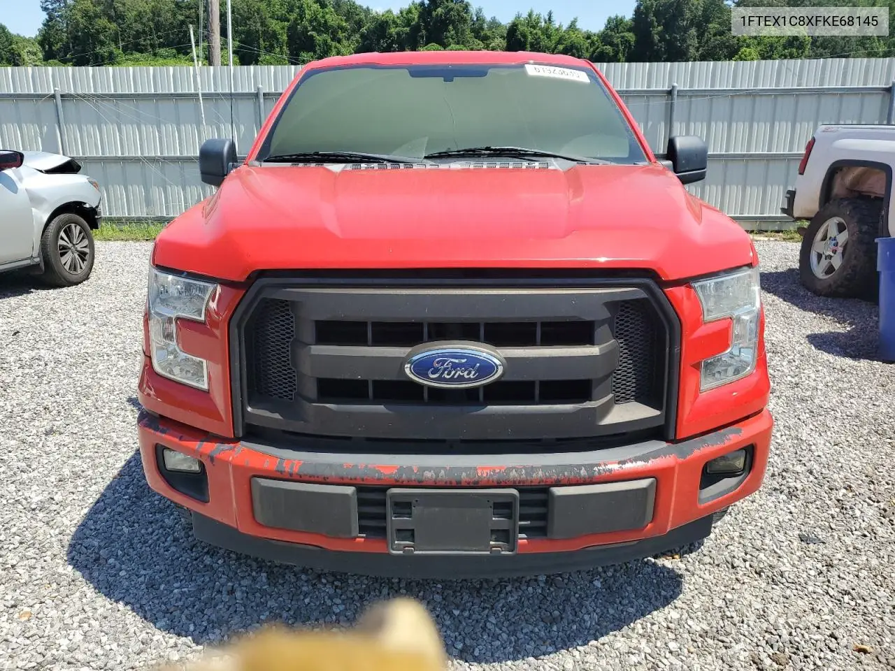 2015 Ford F150 Super Cab VIN: 1FTEX1C8XFKE68145 Lot: 61923635