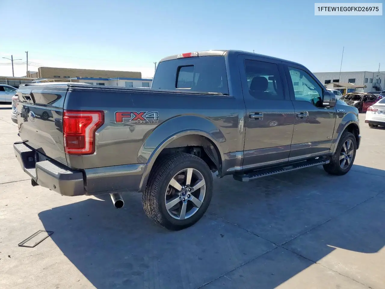 2015 Ford F150 Supercrew VIN: 1FTEW1EG0FKD26975 Lot: 65890965