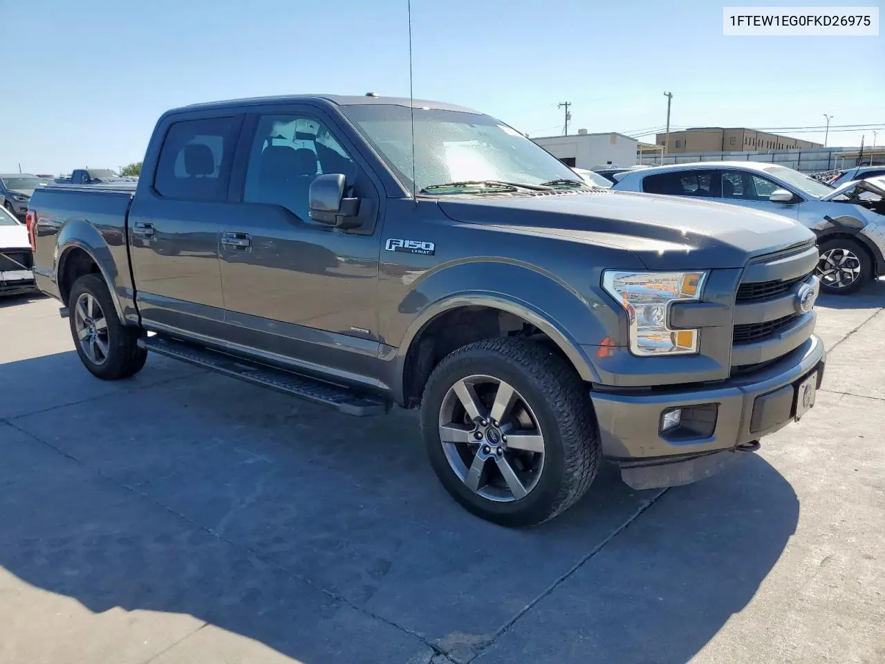 2015 Ford F150 Supercrew VIN: 1FTEW1EG0FKD26975 Lot: 65890965