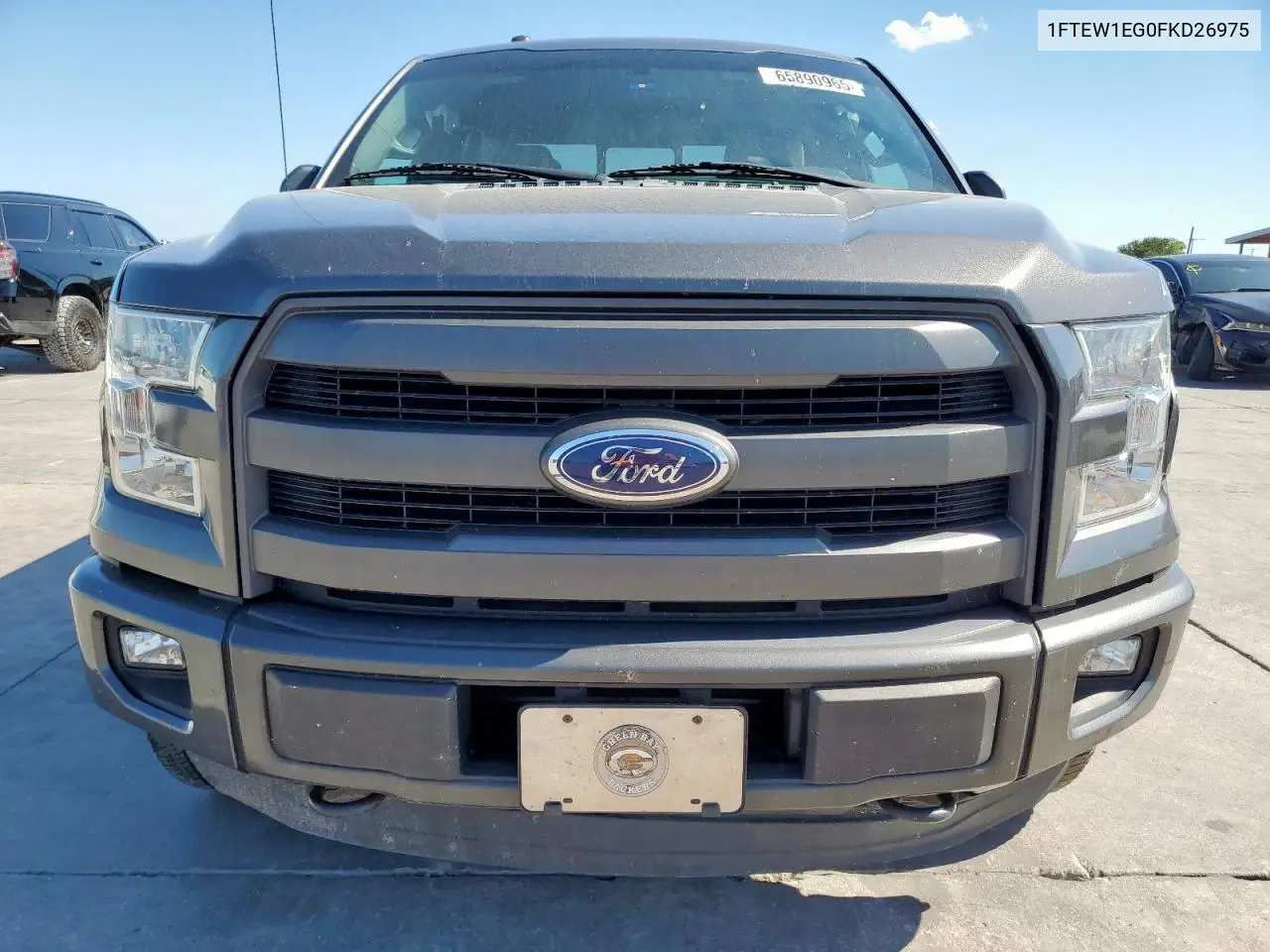 2015 Ford F150 Supercrew VIN: 1FTEW1EG0FKD26975 Lot: 65890965