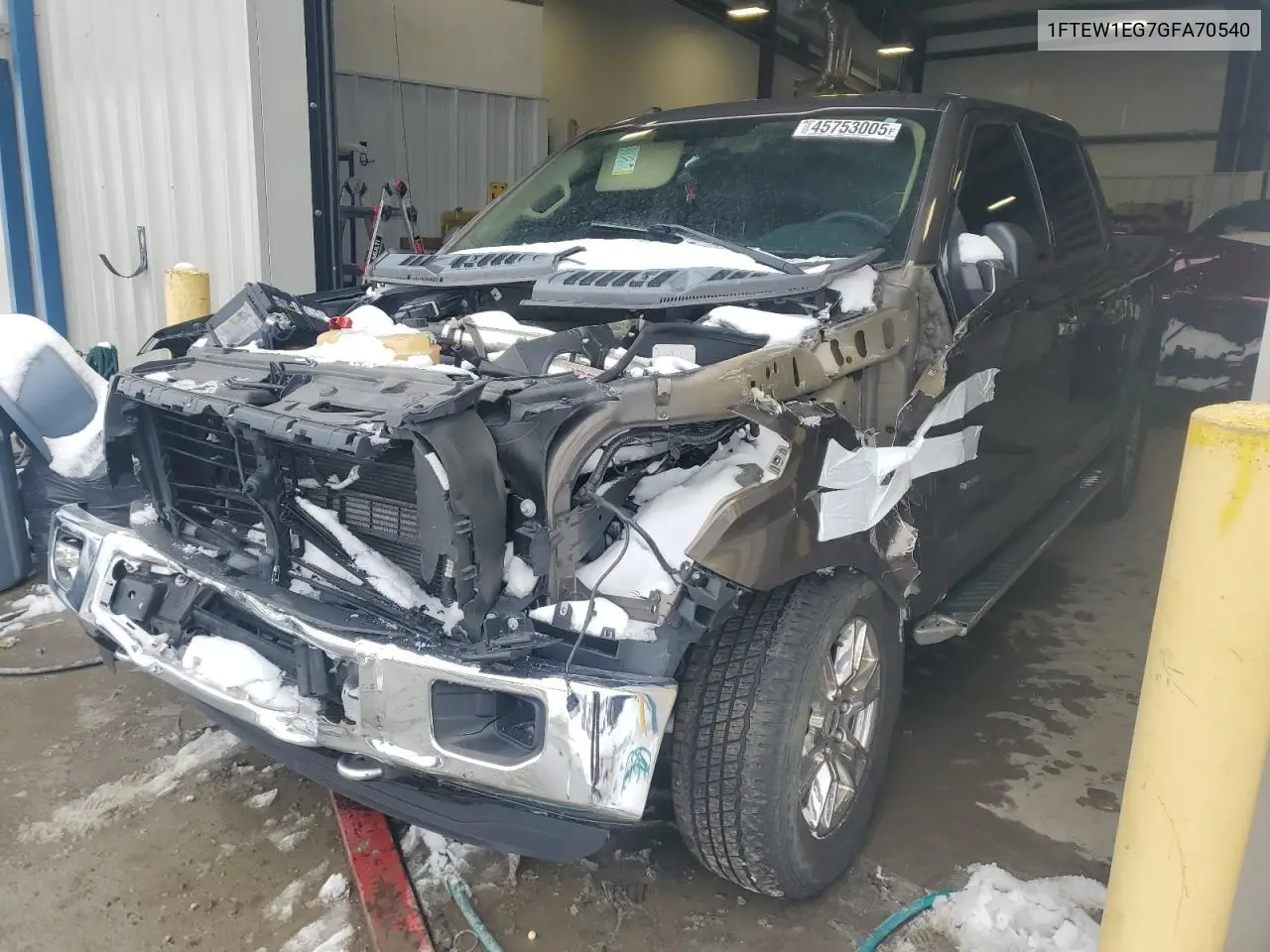 2016 Ford F150 Supercrew VIN: 1FTEW1EG7GFA70540 Lot: 45753005