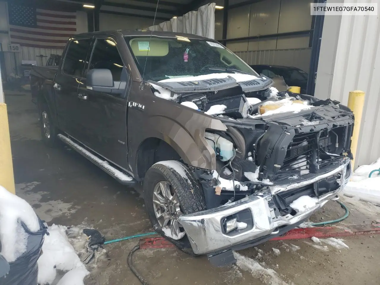 2016 Ford F150 Supercrew VIN: 1FTEW1EG7GFA70540 Lot: 45753005