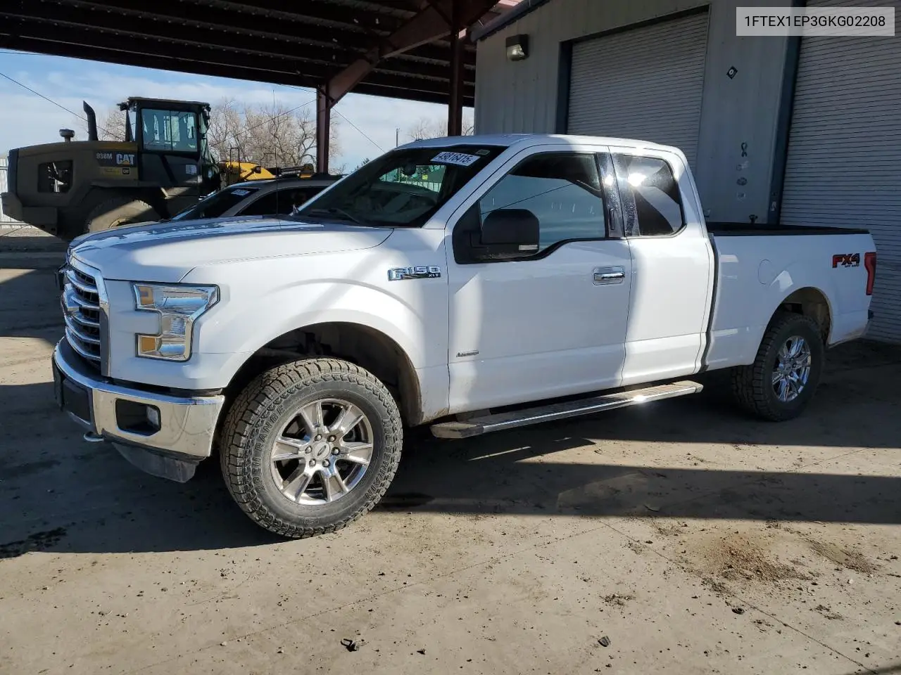 2016 Ford F150 Super Cab VIN: 1FTEX1EP3GKG02208 Lot: 49816415