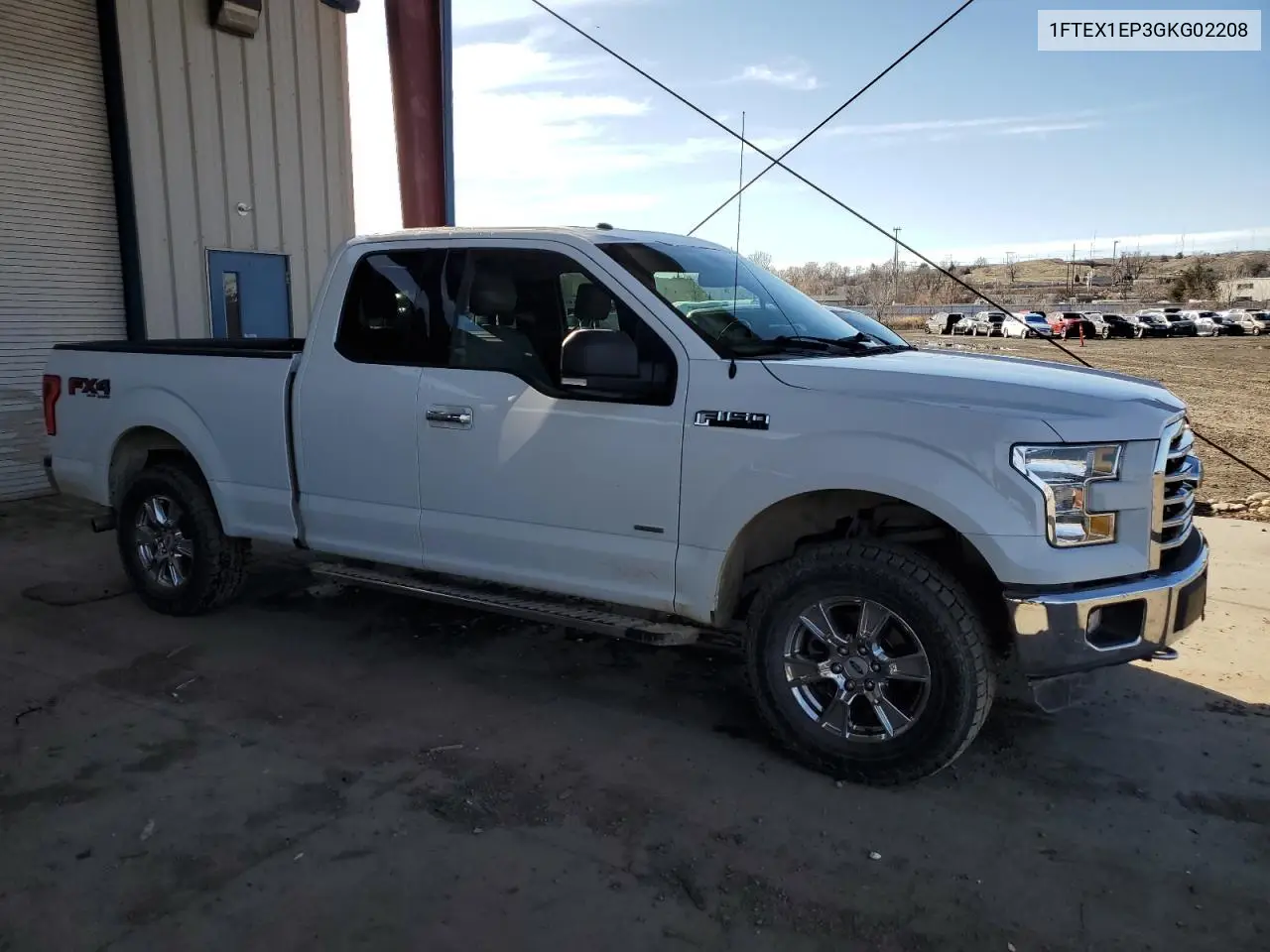 2016 Ford F150 Super Cab VIN: 1FTEX1EP3GKG02208 Lot: 49816415