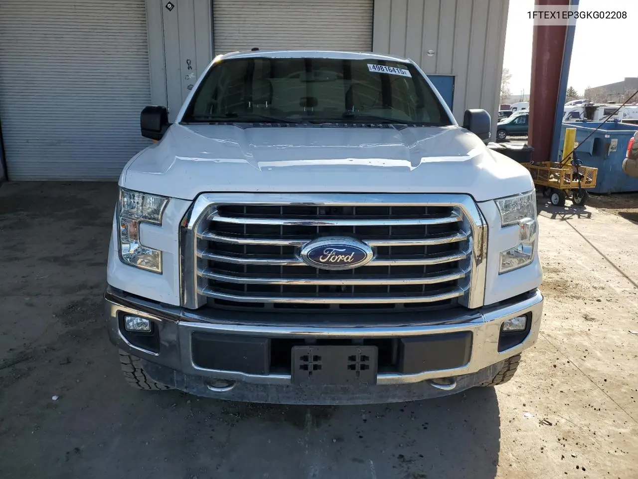 2016 Ford F150 Super Cab VIN: 1FTEX1EP3GKG02208 Lot: 49816415