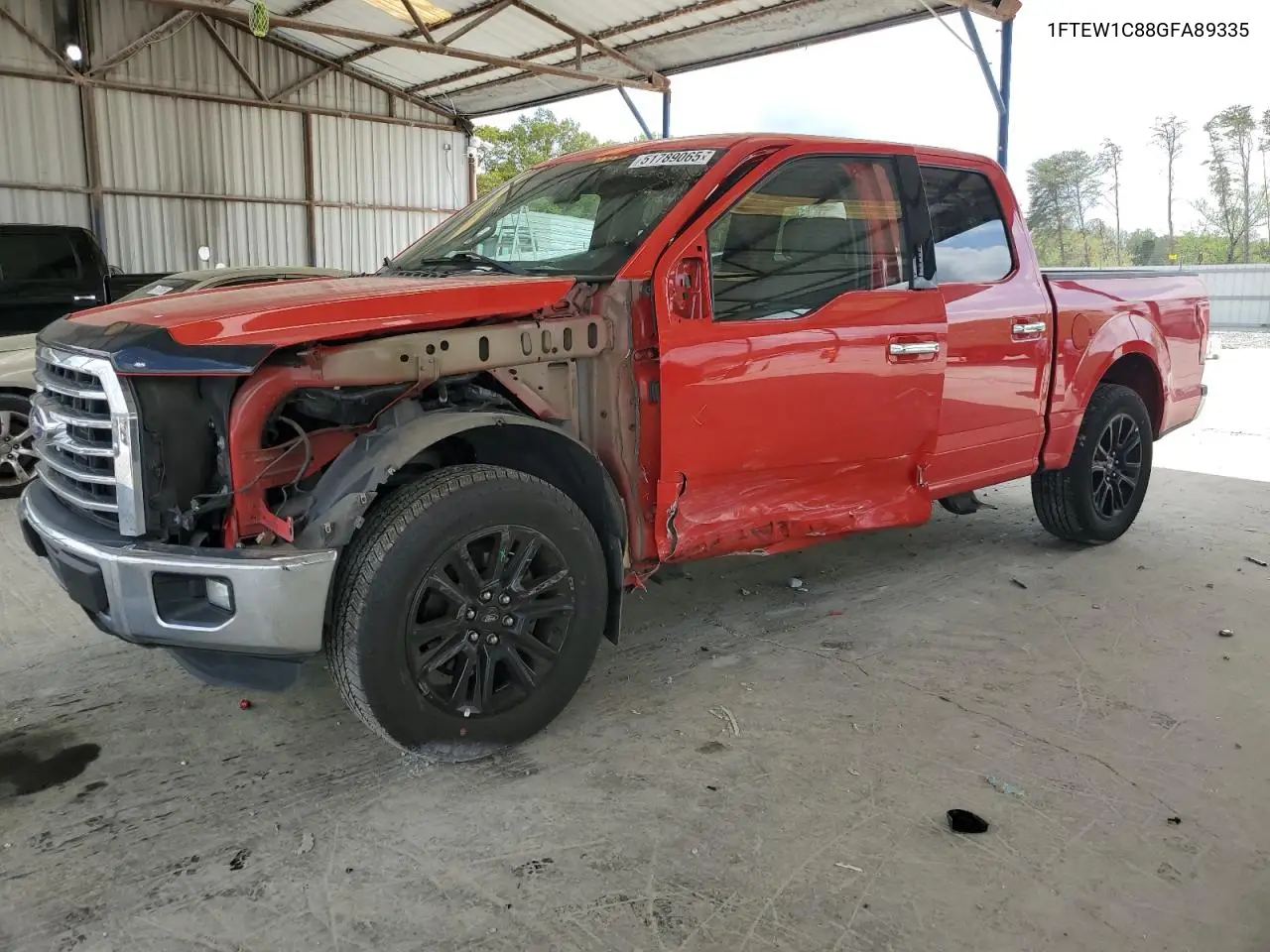 2016 Ford F150 Supercrew VIN: 1FTEW1C88GFA89335 Lot: 51789065