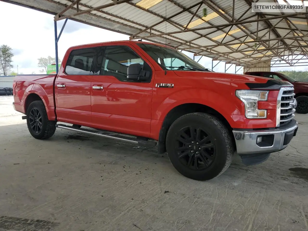 2016 Ford F150 Supercrew VIN: 1FTEW1C88GFA89335 Lot: 51789065