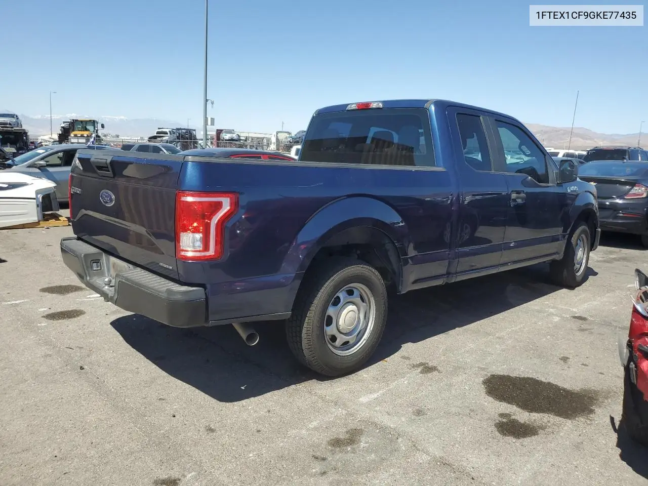 2016 Ford F150 Super Cab VIN: 1FTEX1CF9GKE77435 Lot: 52134785