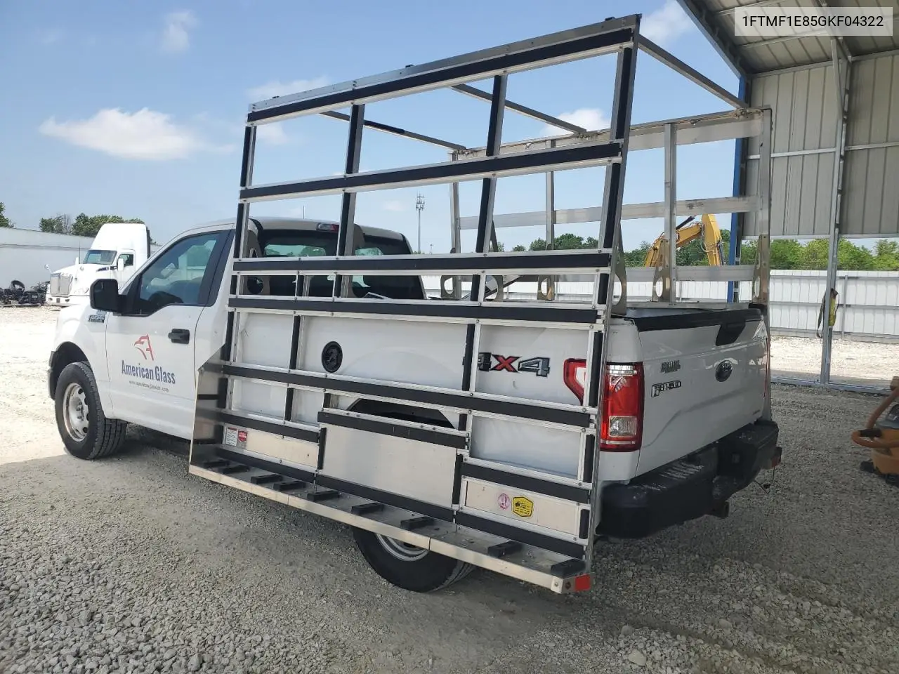 2016 Ford F150 VIN: 1FTMF1E85GKF04322 Lot: 55127875