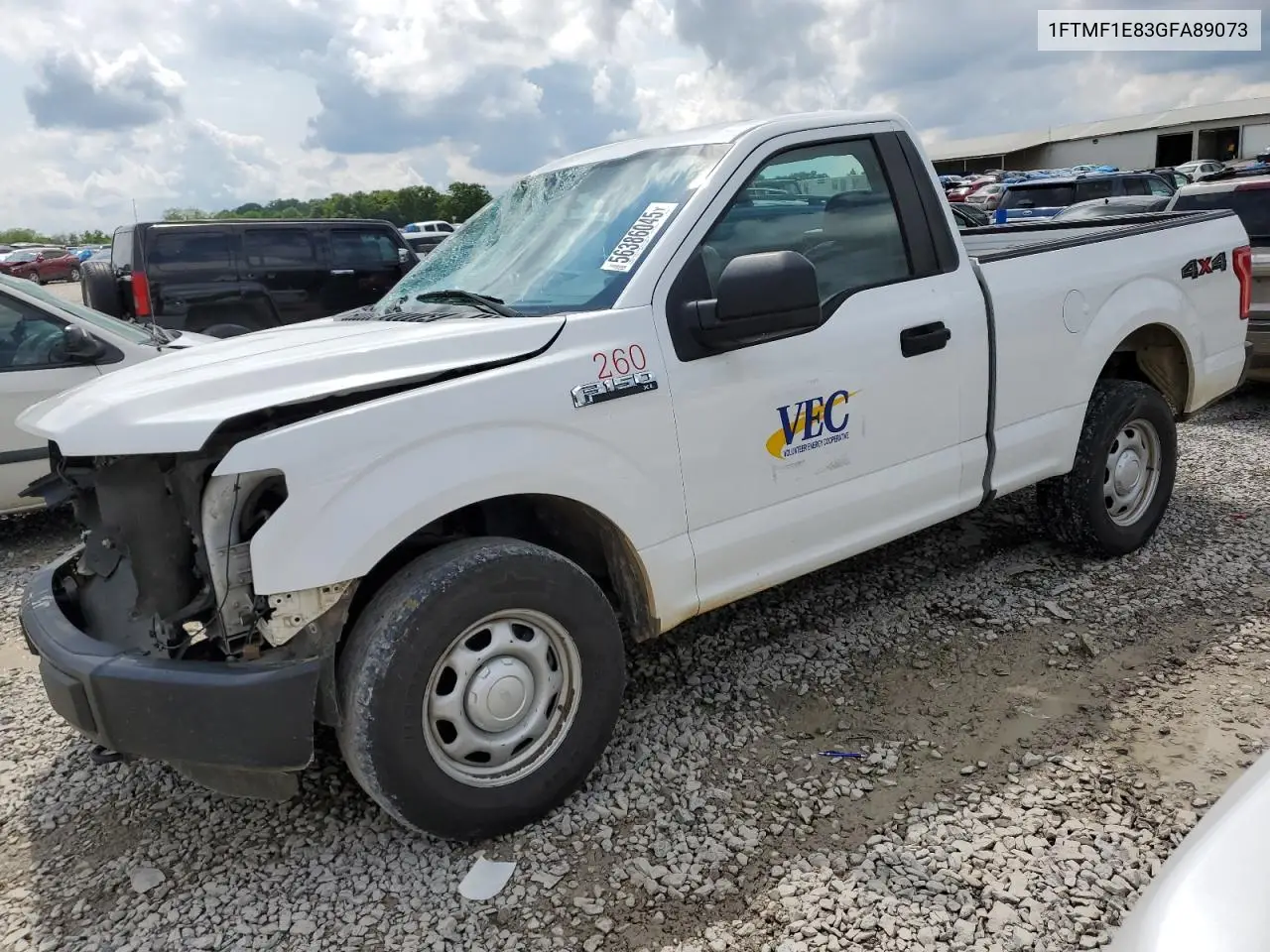 2016 Ford F150 VIN: 1FTMF1E83GFA89073 Lot: 56386045