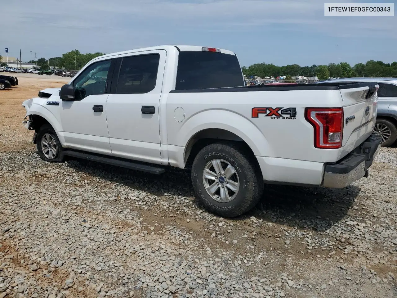 2016 Ford F150 Supercrew VIN: 1FTEW1EF0GFC00343 Lot: 56992855