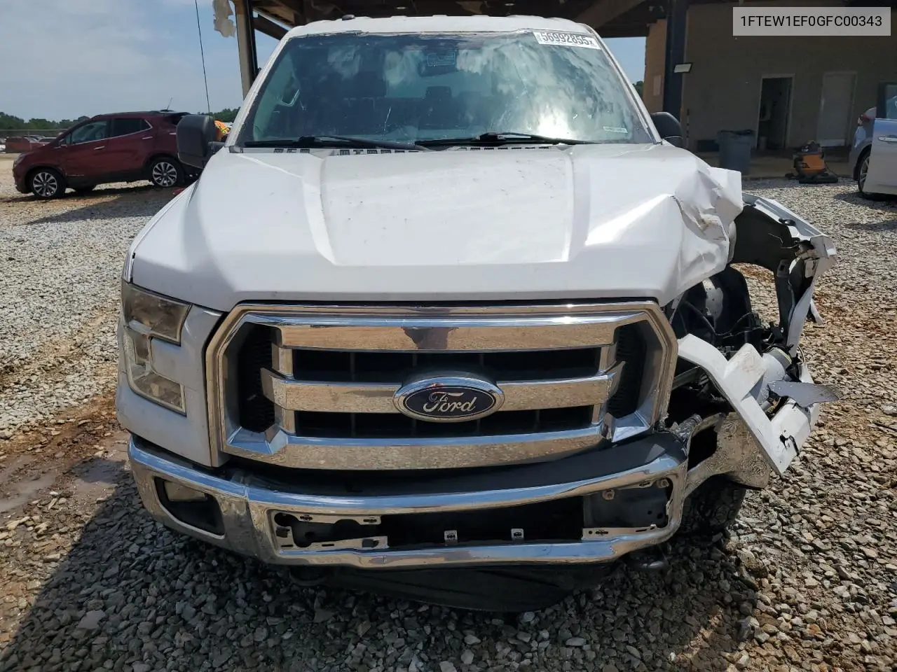 2016 Ford F150 Supercrew VIN: 1FTEW1EF0GFC00343 Lot: 56992855