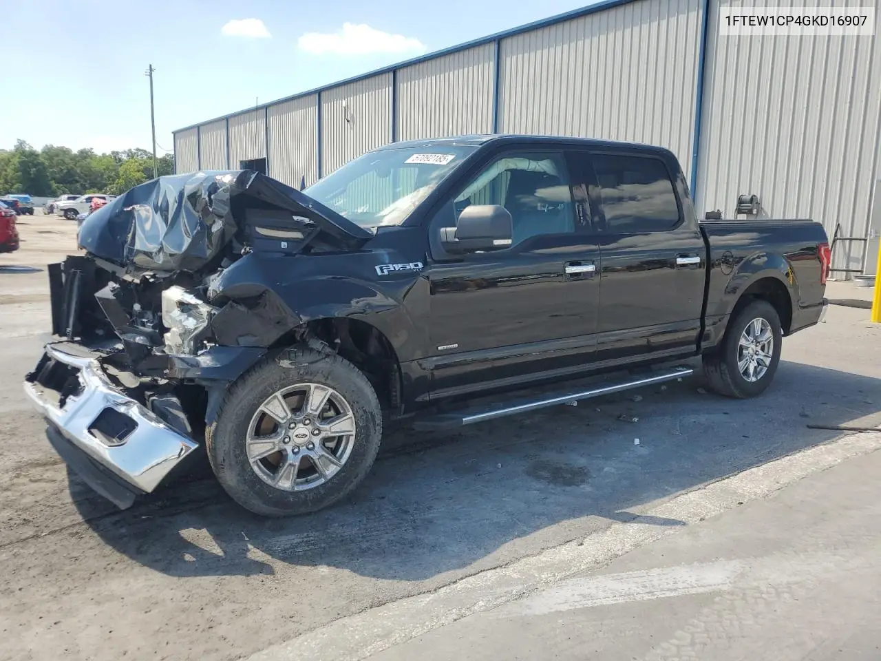 2016 Ford F150 Supercrew VIN: 1FTEW1CP4GKD16907 Lot: 57092185