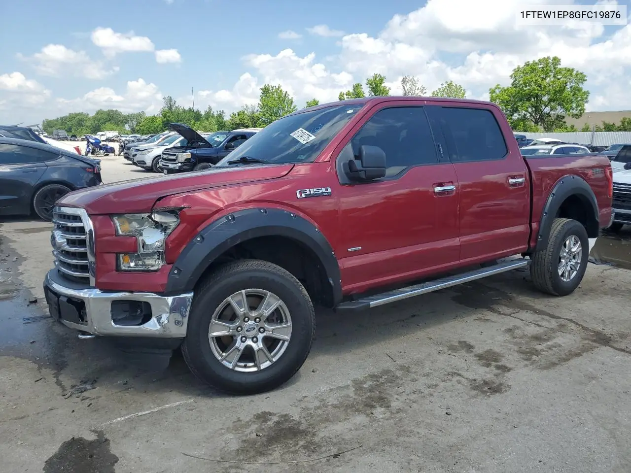 2016 Ford F150 Supercrew VIN: 1FTEW1EP8GFC19876 Lot: 57124775
