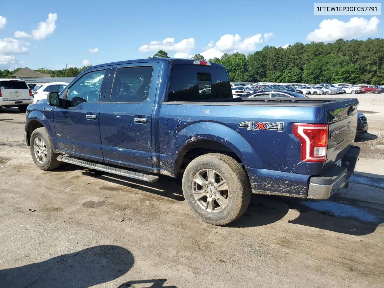 2016 Ford F150 Supercrew VIN: 1FTEW1EP3GFC57791 Lot: 58722435