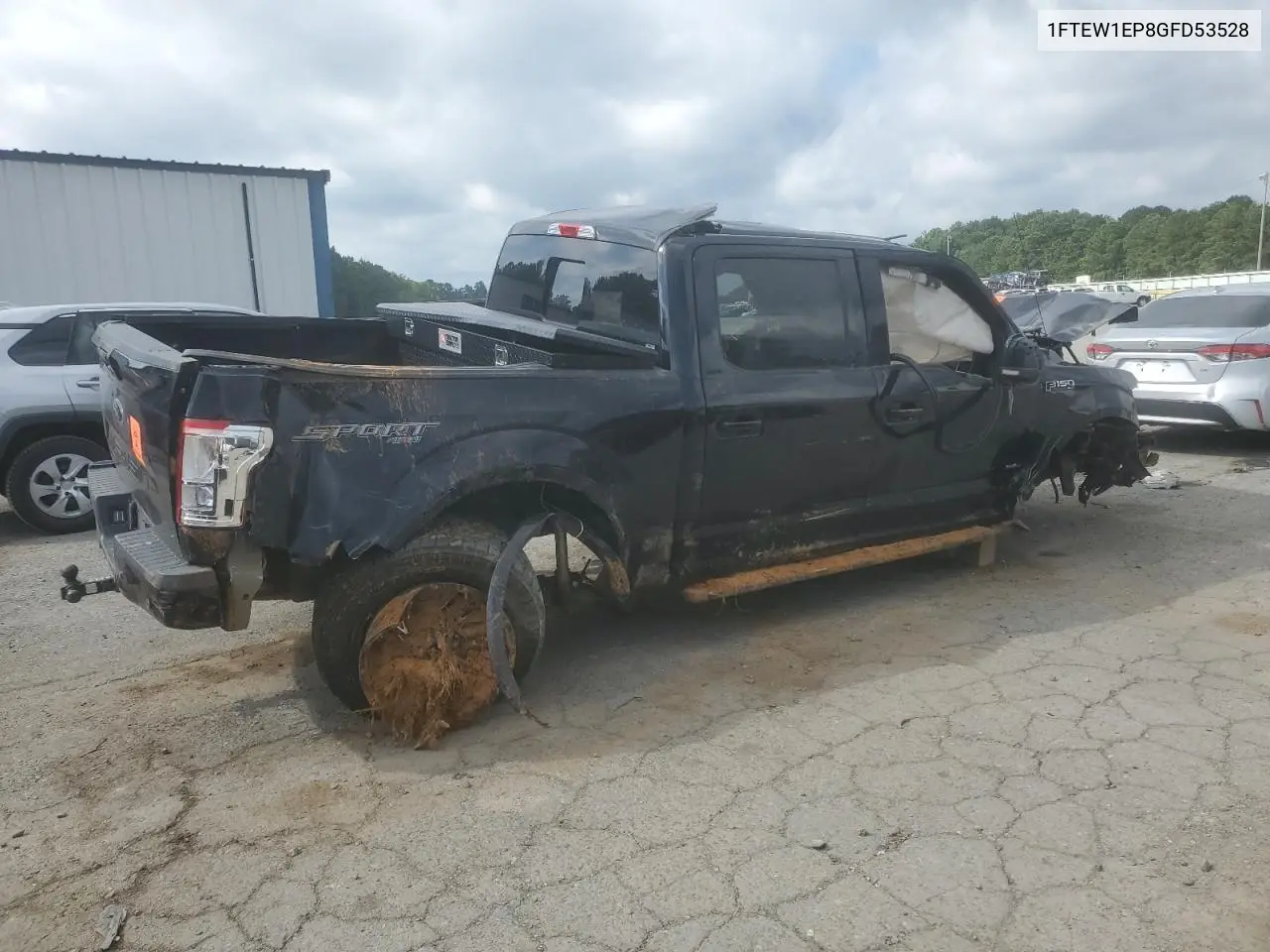 2016 Ford F150 Supercrew VIN: 1FTEW1EP8GFD53528 Lot: 59162755