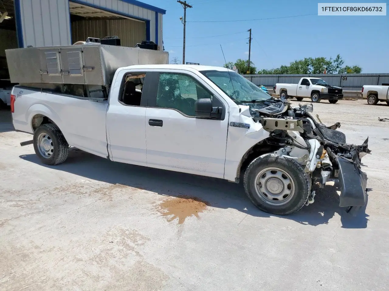 2016 Ford F150 Super Cab VIN: 1FTEX1CF8GKD66732 Lot: 61342805