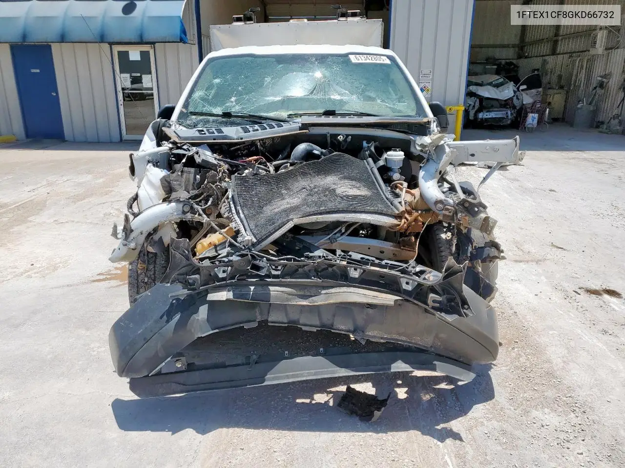 2016 Ford F150 Super Cab VIN: 1FTEX1CF8GKD66732 Lot: 61342805