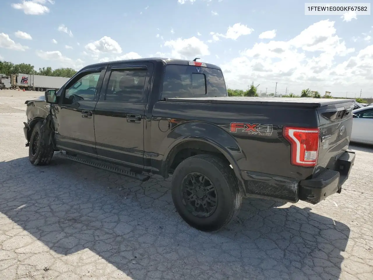 2016 Ford F150 Supercrew VIN: 1FTEW1EG0GKF67582 Lot: 61969635