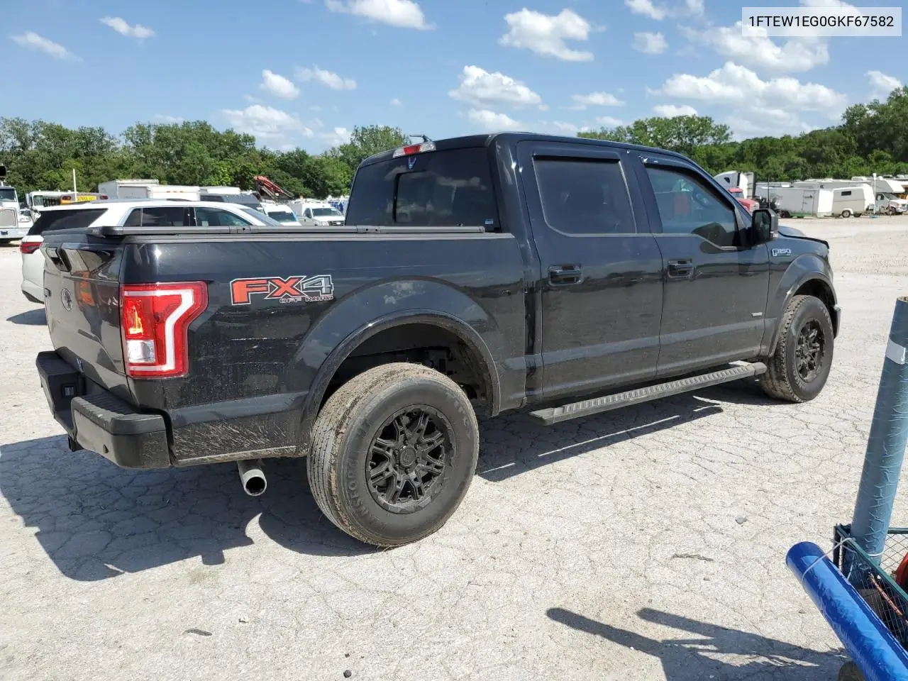2016 Ford F150 Supercrew VIN: 1FTEW1EG0GKF67582 Lot: 61969635