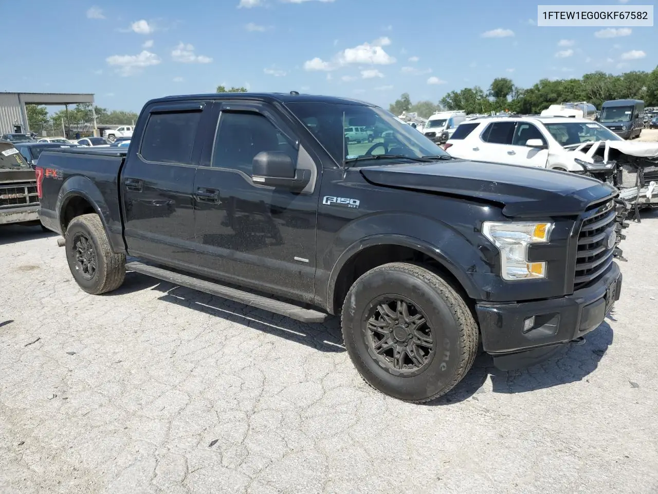 2016 Ford F150 Supercrew VIN: 1FTEW1EG0GKF67582 Lot: 61969635
