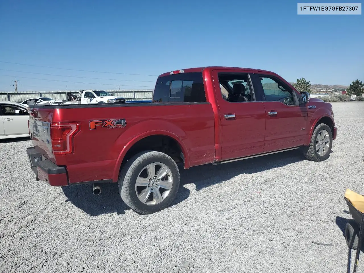 2016 Ford F150 Supercrew VIN: 1FTFW1EG7GFB27307 Lot: 62519205