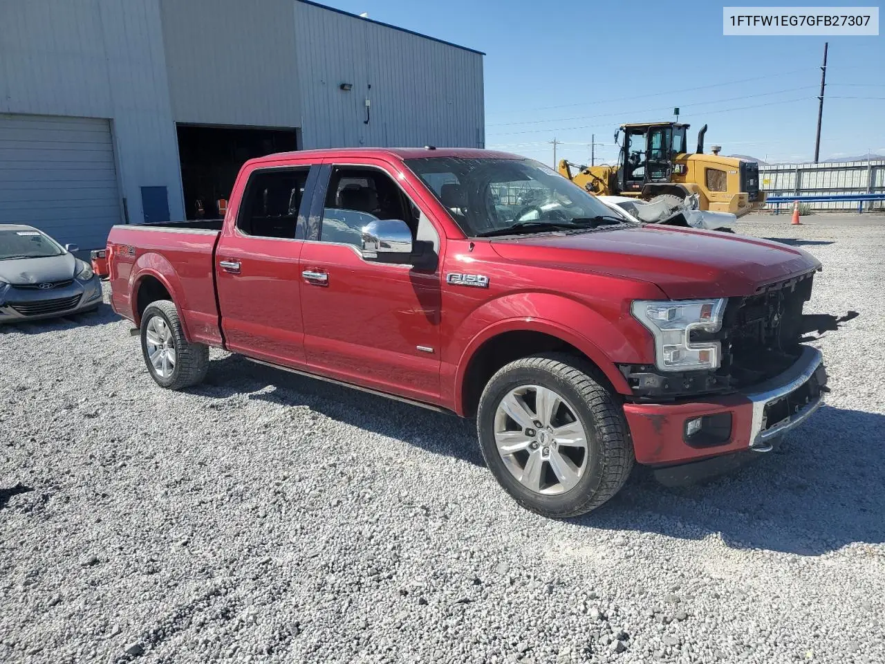 2016 Ford F150 Supercrew VIN: 1FTFW1EG7GFB27307 Lot: 62519205