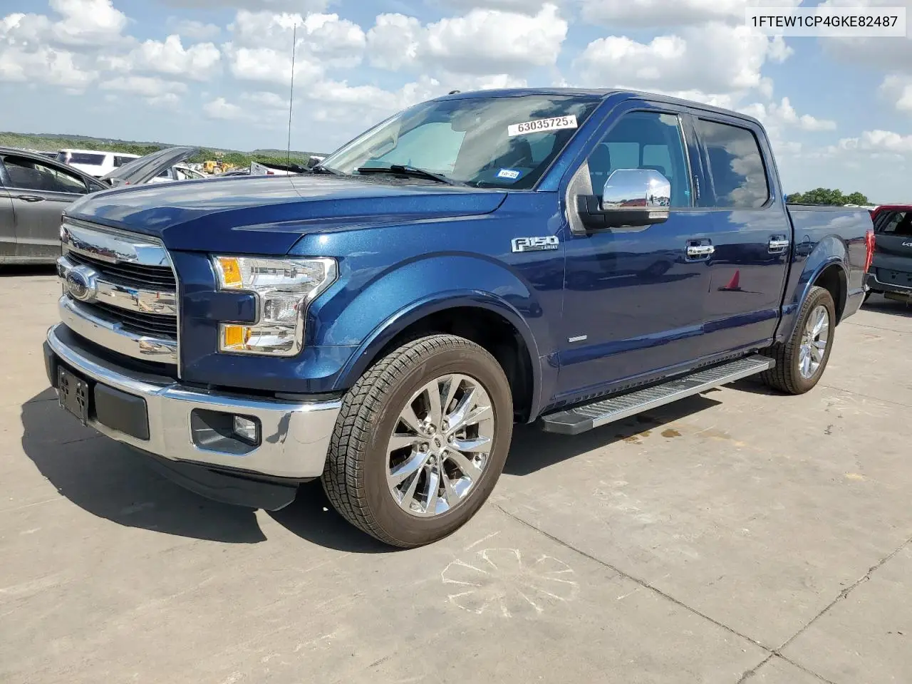 2016 Ford F150 Supercrew VIN: 1FTEW1CP4GKE82487 Lot: 63035725
