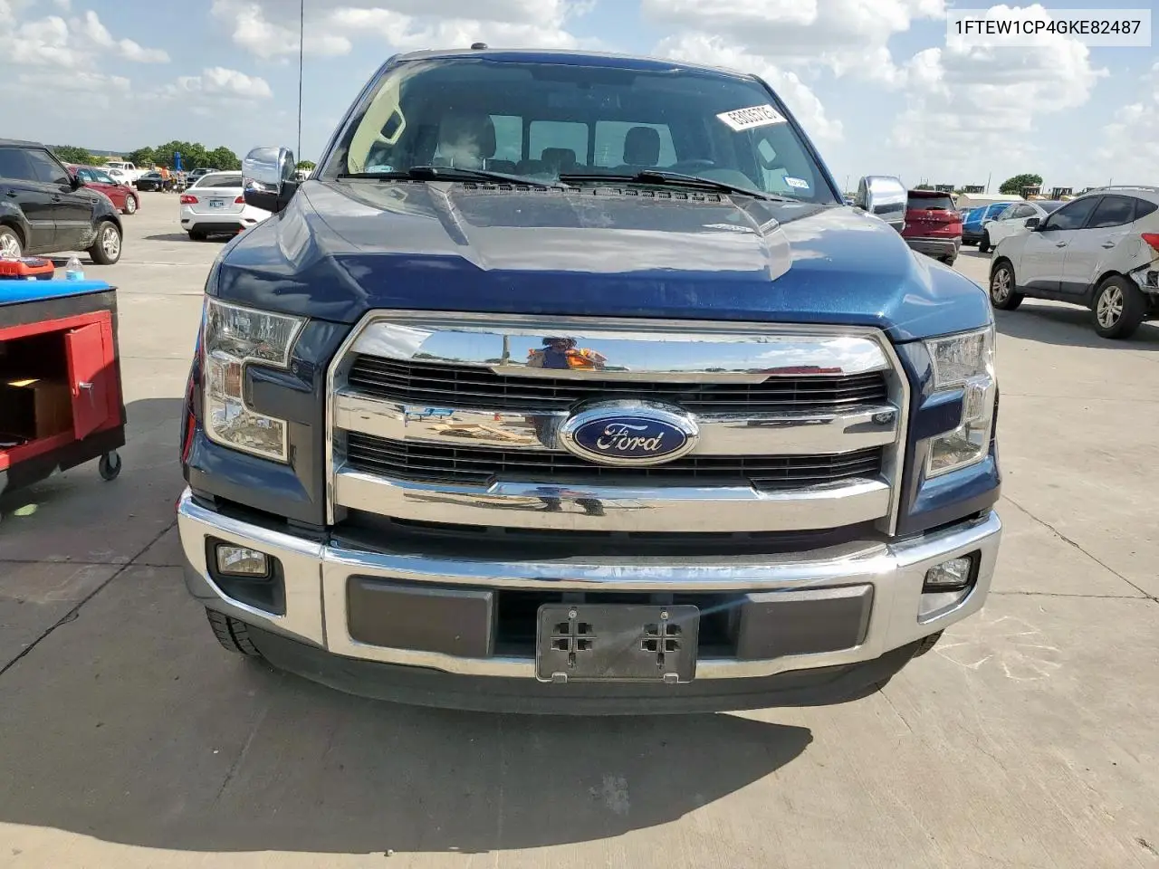 2016 Ford F150 Supercrew VIN: 1FTEW1CP4GKE82487 Lot: 63035725