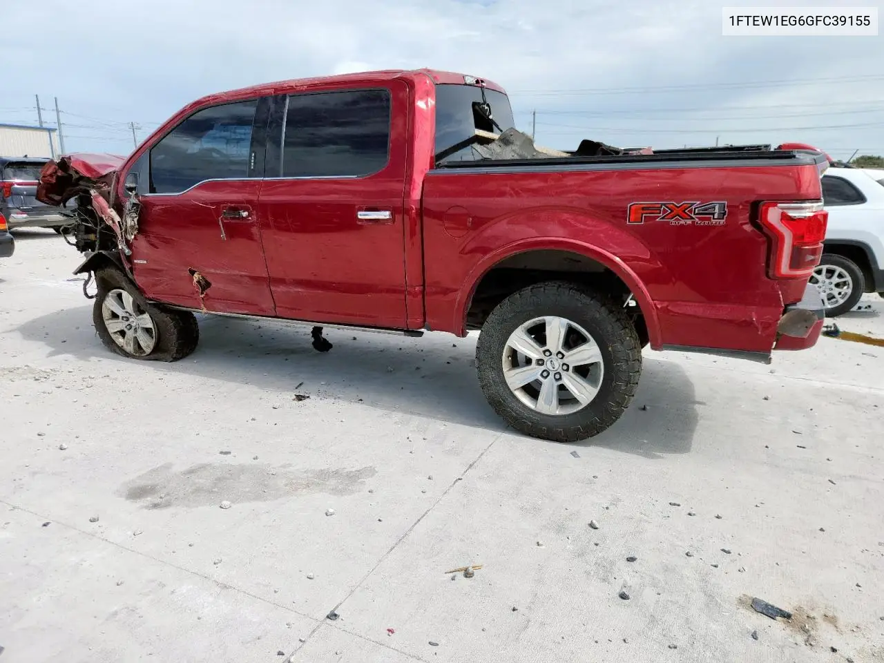 2016 Ford F150 Supercrew VIN: 1FTEW1EG6GFC39155 Lot: 63252855