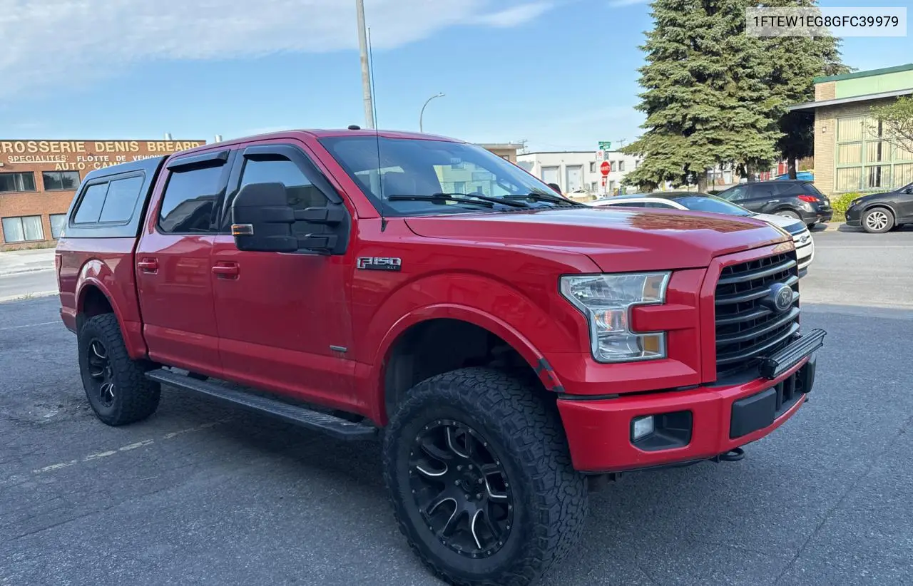 2016 Ford F150 Supercrew VIN: 1FTEW1EG8GFC39979 Lot: 63339225