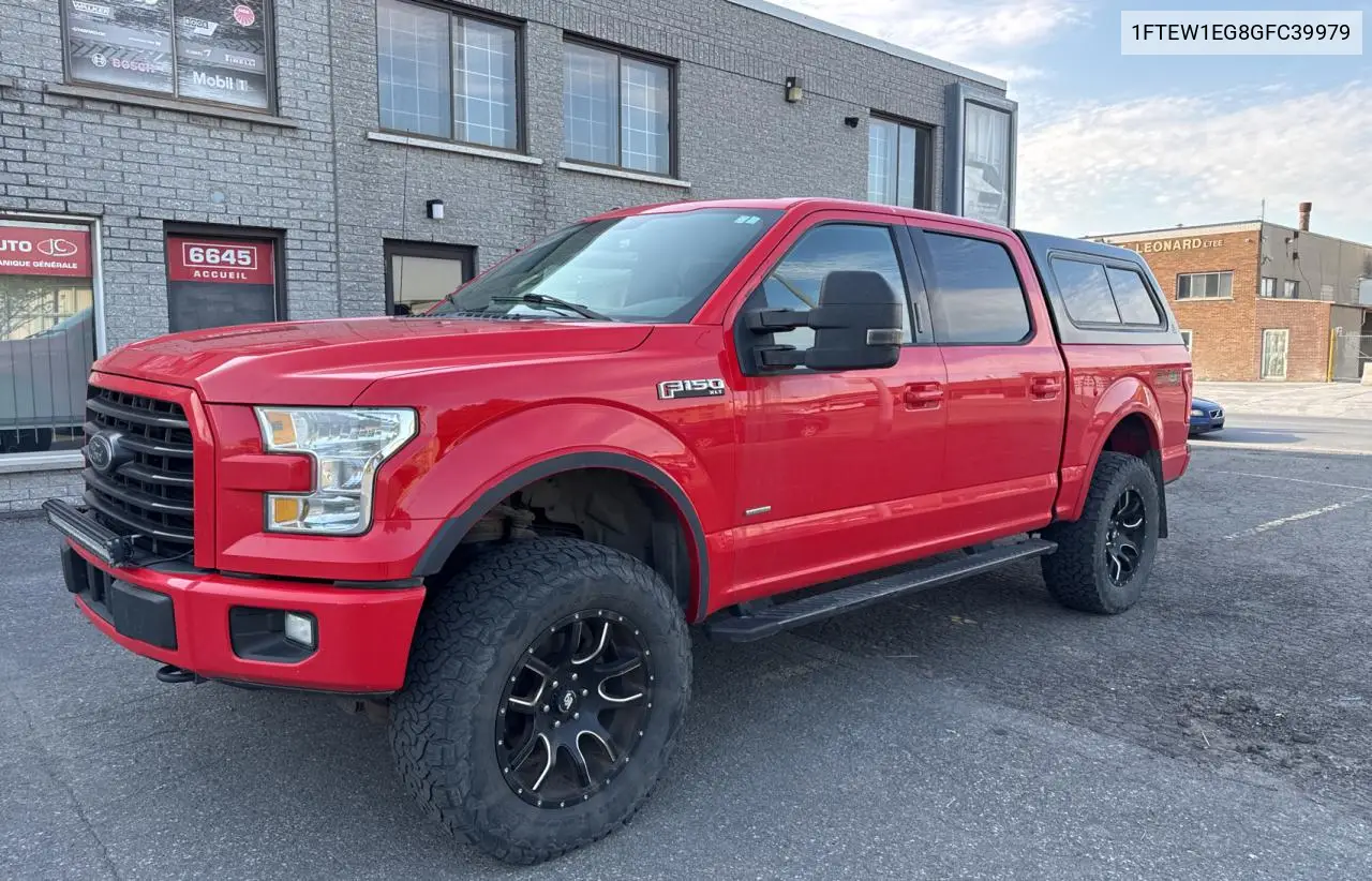2016 Ford F150 Supercrew VIN: 1FTEW1EG8GFC39979 Lot: 63339225