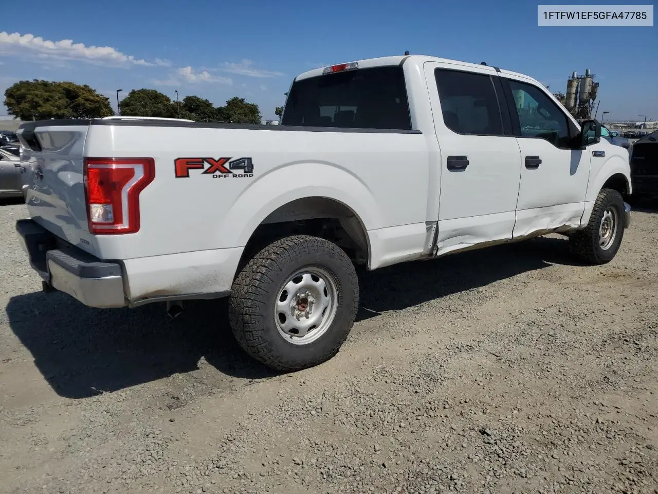 2016 Ford F150 Supercrew VIN: 1FTFW1EF5GFA47785 Lot: 63385565