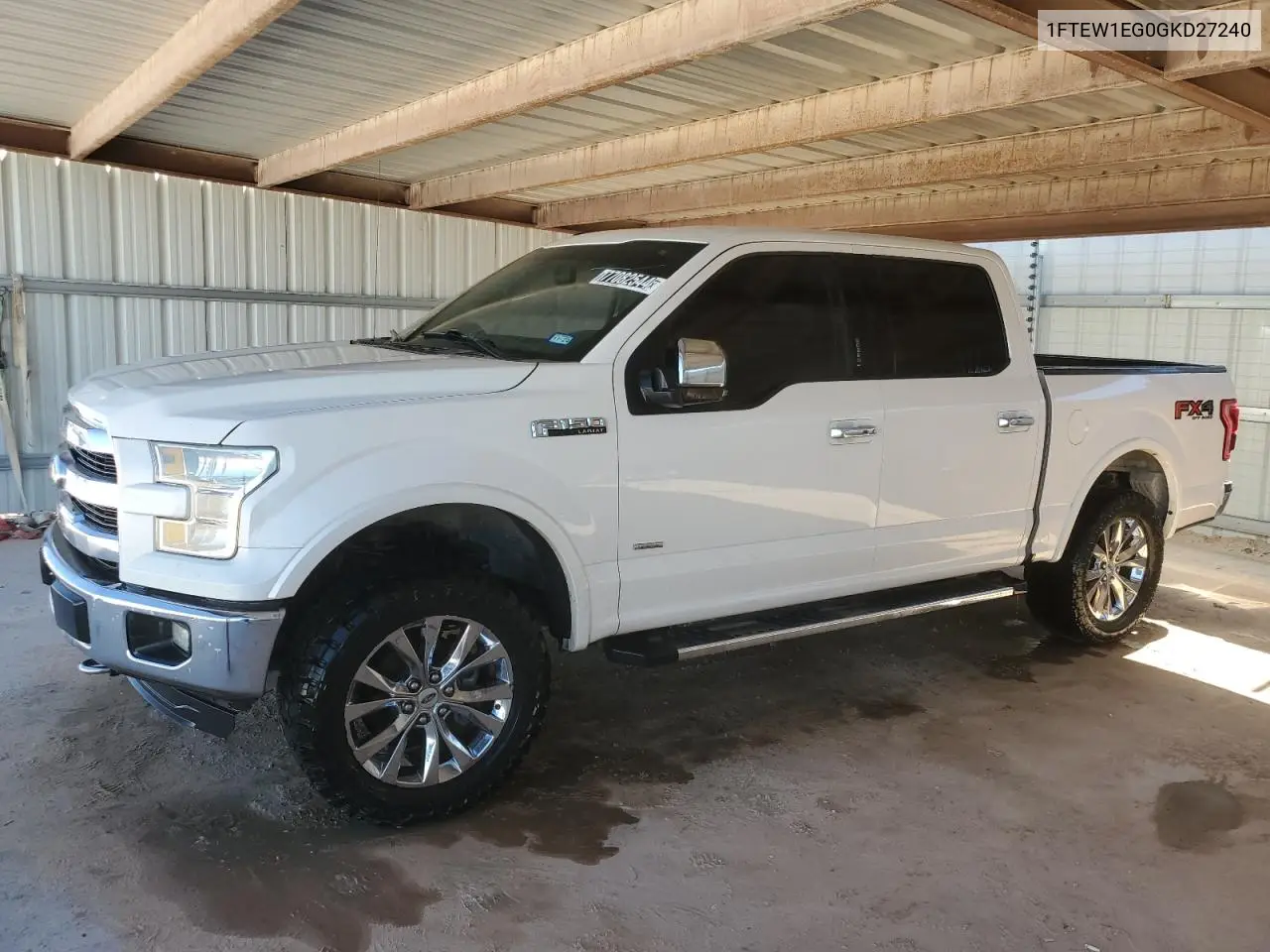2016 Ford F150 Supercrew VIN: 1FTEW1EG0GKD27240 Lot: 77082544