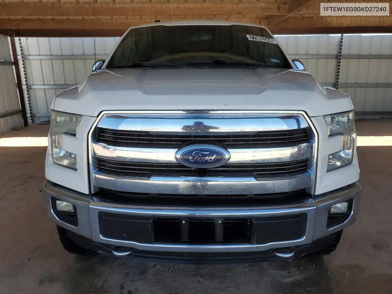 2016 Ford F150 Supercrew VIN: 1FTEW1EG0GKD27240 Lot: 77082544