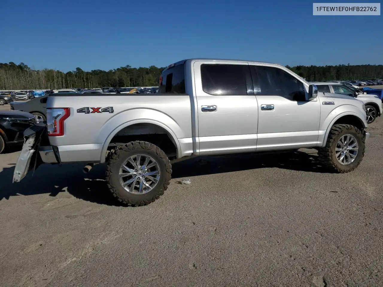2017 Ford F150 Supercrew VIN: 1FTEW1EF0HFB22762 Lot: 52613055