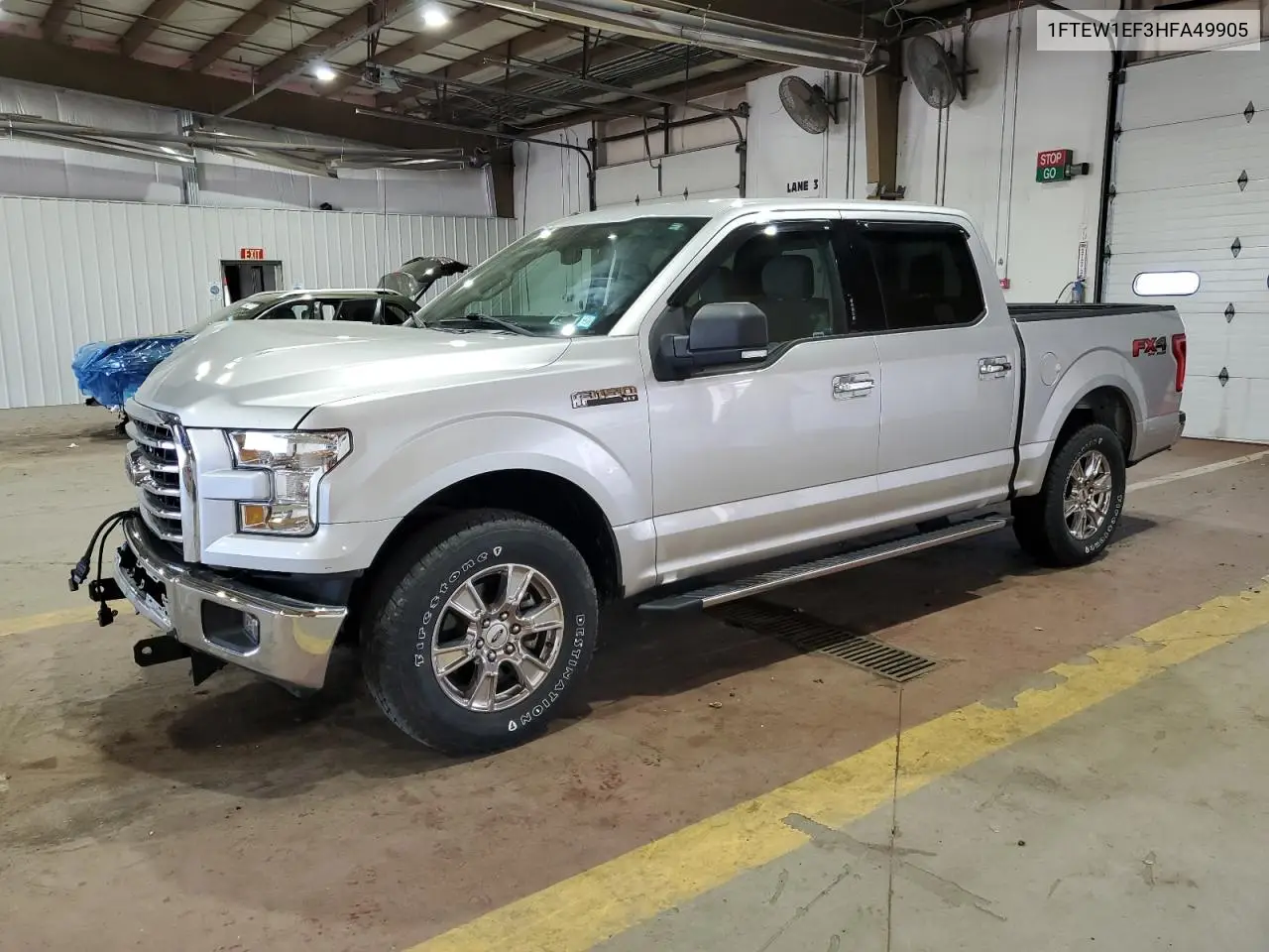 2017 Ford F150 Supercrew VIN: 1FTEW1EF3HFA49905 Lot: 55427555