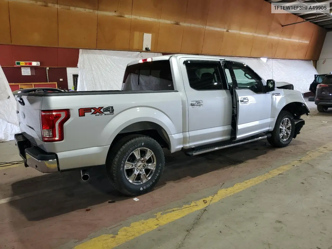 2017 Ford F150 Supercrew VIN: 1FTEW1EF3HFA49905 Lot: 55427555