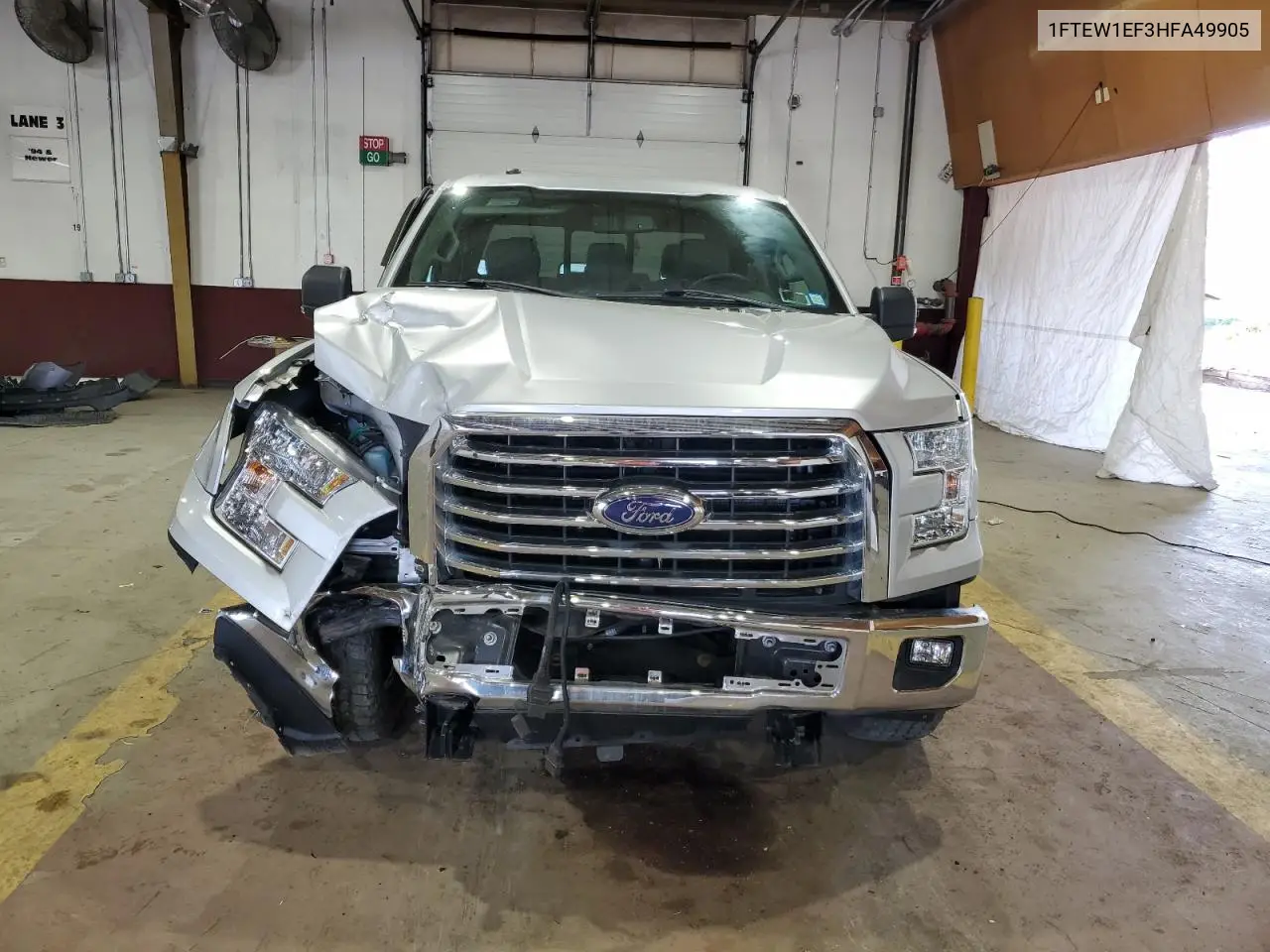 2017 Ford F150 Supercrew VIN: 1FTEW1EF3HFA49905 Lot: 55427555