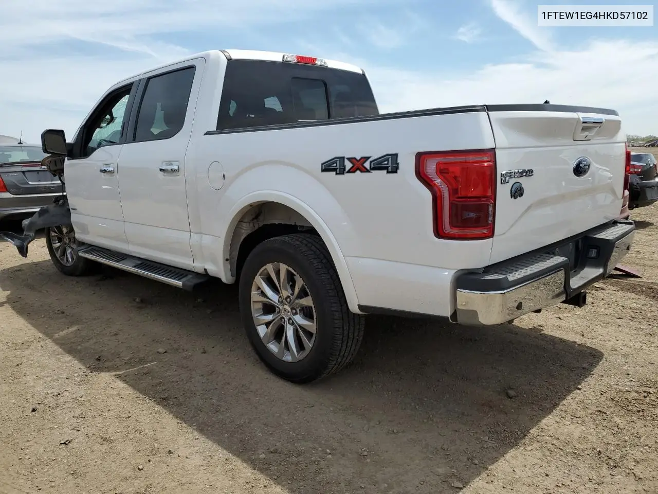 2017 Ford F150 Supercrew VIN: 1FTEW1EG4HKD57102 Lot: 55686135