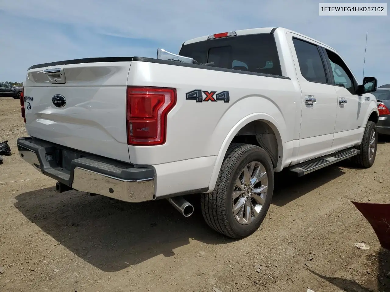 2017 Ford F150 Supercrew VIN: 1FTEW1EG4HKD57102 Lot: 55686135